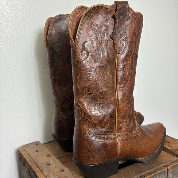 Justin Cowboy Boots Women’s Mckayla style Sz 6.5B - Picture 2 of 10